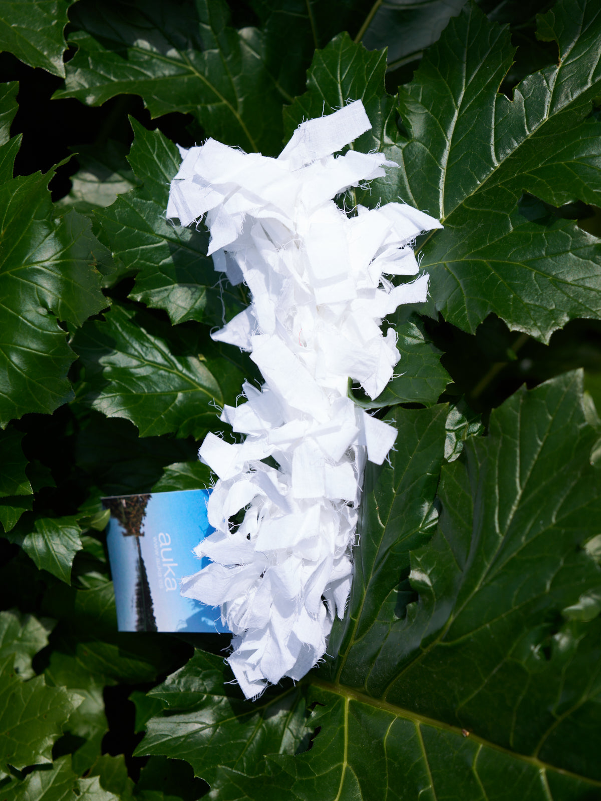 Long flower brooch