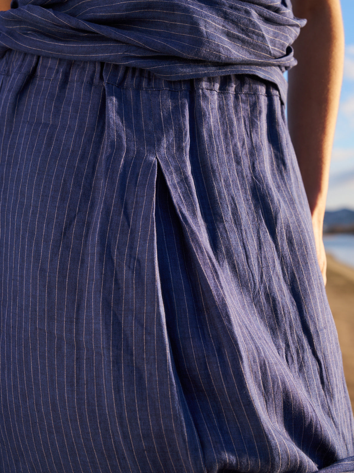 Acacia Navy Skirt