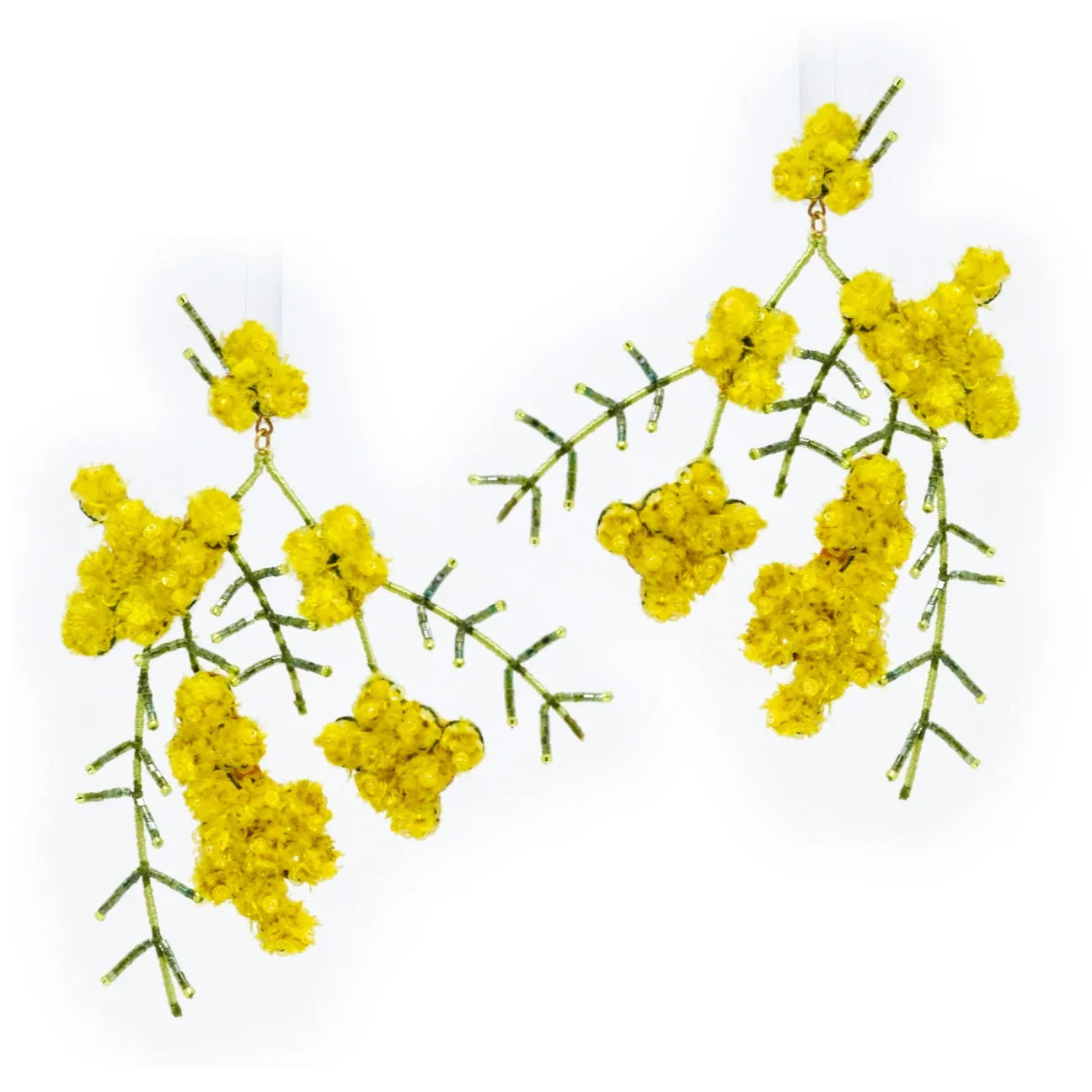 Pendientes Yellow Mimosa